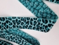 Preview: Gummiband Leo 40 mm mint-schwarz
